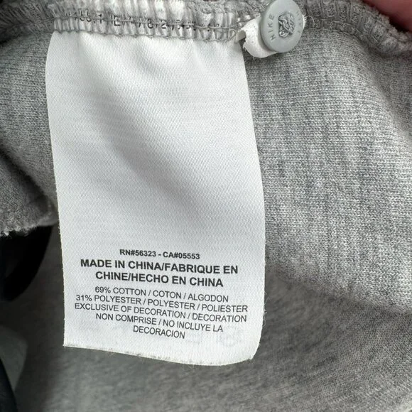 Nike Tech Fleece Asymmetric Cape Zip Hoodie Sweatshirt Women's Large Gray - Picture 9 of 13